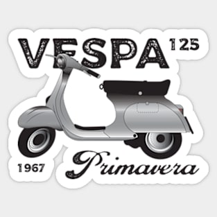 1976 Vespa 125 Primavera Sticker